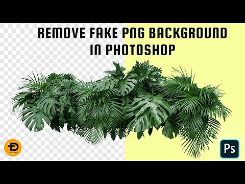 How To Remove Fake PNG Background In Photoshop 2024 | Easiest Adobe Photoshop Tutorial