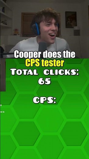 Cooper plays the CPS Tester!