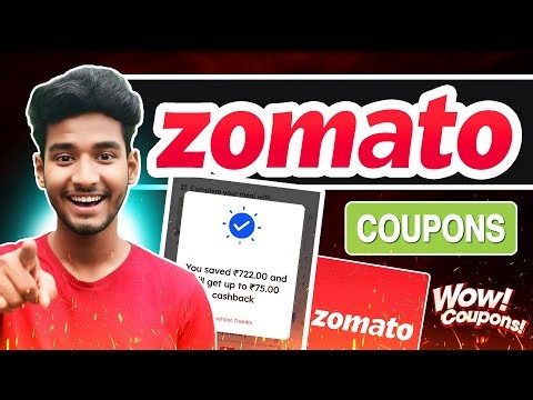🔥 Zomato Coupon Code Today 🍔 | Flat 60% OFF + Free Delivery 🎉 | Latest Working Deals 💯