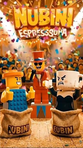 Epic sack race battle: New Beini vs Espressona at the crazy circus!” #minecraft #roblox