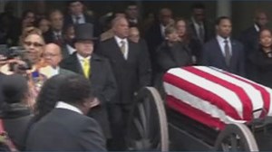 Rev. Jesse Jackson leaves Leevy's funeral home