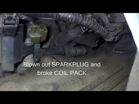 how to repair a blown out spark plug in a 4.6 5.4 6.8l ford engines