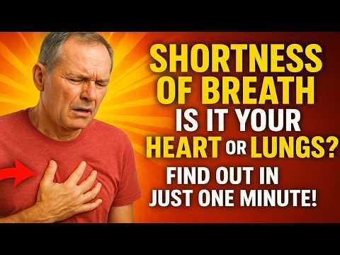 Shortness of Breath: Is It Your Heart Or Lungs? Find Out In Just One Minute.