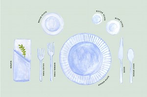 Here's the Right Way to Set a Dining Table
