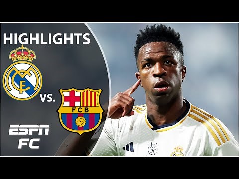🏆 Vinicius Jr. MASTERCLASS 🏆 Real Madrid vs. Barcelona | Spanish Supercopa Highlights | ESPN FC