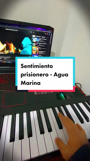 Agua Marina Sentimiento Prisionero Piano Tutorial