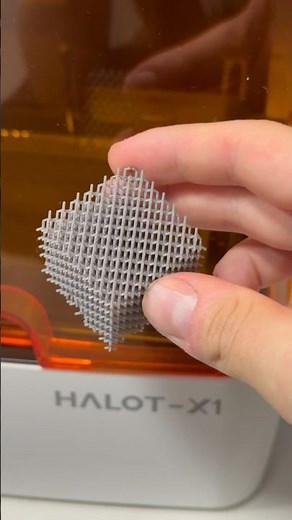 3D Printing delicate Structures with the Halot-X1! 🤯 #halotx1 #piocreat #shorts #3dprinting #diy