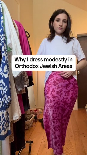 I also want to reiterate I am not telling you to do anything, this is just what I do sometimes. Modest fashion can be so cute! #modestfashion #modestclothing #jewish #orthodoxjewishlife #orthodox #jewishtiktok #judaism #summerfashion #clothing