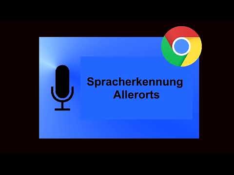 Spracherkennung Allerorts Chrome-Erweiterung Spracherkennung überall