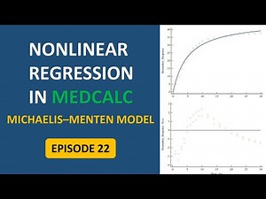 Nonlinear Regression in MedCalc | Michaelis–Menten Model Explained Step-by-Step | Episode 22