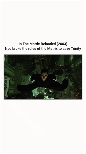 Time Feels Wrong on Instagram: "The Matrix Reloaded (2003) took the story beyond prophecy. When Trinity falls, Neo does something no “Chosen One” was ever supposed to do — he chooses love over the system. By saving Trinity, Neo breaks the rules of the Matrix itself, proving that control isn’t absolute and destiny isn’t fixed. This moment isn’t just about action or special effects; it’s the point where Neo stops being a symbol and becomes human. #matrix #reloaded #movie #neo #trinity"