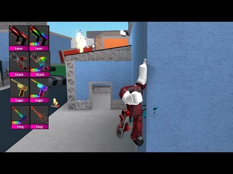 NORMAL VS CHROMA WEAPONS IN MM2 (Murder Mystery 2)
