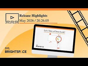 May 2026 / 20.26.05 Release Highlights Video