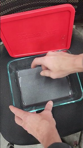 Laser-engraved Pyrex Baking Dish