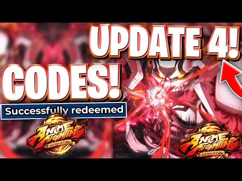 👑[UPD 4] NEWLY ANIME FIGHTING SIMULATOR CODES FOR UPDATE 4! ROBLOX ANIME FIGHTING SIMULATOR CODES