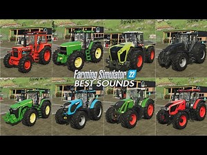 These are the tractors with the best ENGINE SOUNDS in Farming Simulator 22 | Part.1