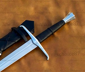 Handmade Medieval Sword, Long Sword Viking Sword, Longford Sword With Scabbard, Anniversary Gift, Birthday Gift, Handmade Wall Hanging Sword - Etsy