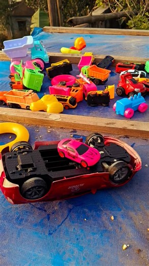 ONE Car Smashes ALL Cars 😱 | Satisfying Toy Car Crash #shorts