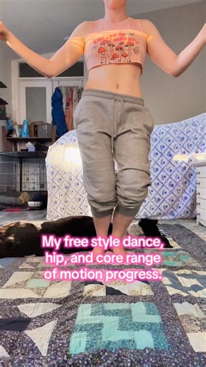 Layla🌸Morelock on Instagram: "I remember feeling it was like a fools errand to try to learn how to dance at the “tender” age of 27 with all these issues👀 I’d wanted to my whole life, but I always thought to myself, I can’t even do beginner salsa or belly dance basics, my leg, and hip falls asleep every night, I’m in pain walking even a quarter of a mile, and I injure myself every time I try to exercise… Let’s not even get into the shame and fear I had around body movement due to my hyper autho