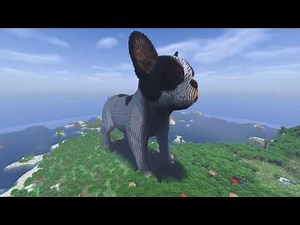 Minecraft French Bulldog Build