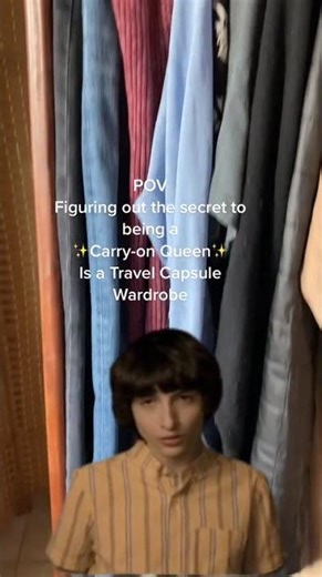 The secret to being a Carry-on Queen is a Travel capsule... #Shorts #the_travelista