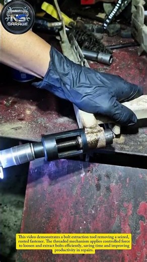 Stuck Bolt Removal Tool! Easy Rusted Bolt Extraction Hack#mechanic #shorts #usa