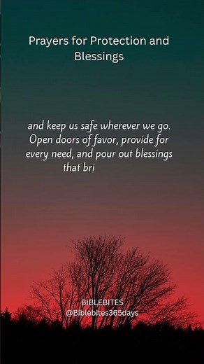 Prayers for Protection and Blessings#ProtectionPrayer #GodsBlessings