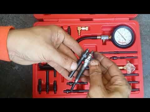 Compression Test using (Master Gas/Diesel Compression Tester) Part 1