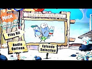 DVD Menu Walkthrough to Spongebob Squarepants Home Sweet Pineapple
