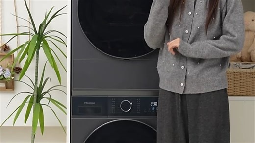 脏衣堆积不用愁，一键清洗超省心！