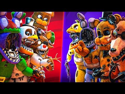 How the FNAF Christmas Animatronics Would Clash with the Movie Characters