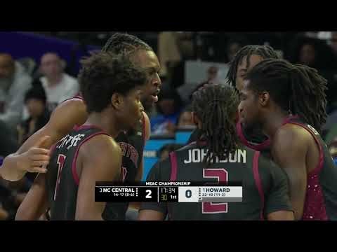 NC Central vs Howard MEAC Championship INTENSE FINISH 🔥 | March 15, 2025 Highlights