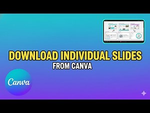 How To Download Individual Slides from Canva (2025)
