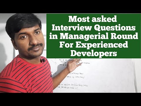 What are the Questions asked in Project Managerial Round | How to prepare project Manager interview