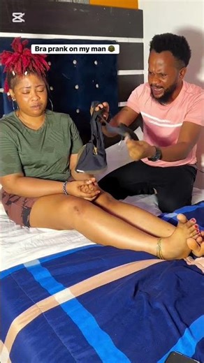 bra prank on my man lmao 🤣😂