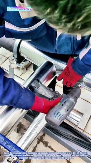 Stainless Steel Pipe Installation: Precision in Action