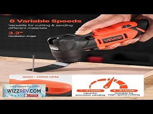 VEVOR Cordless Oscillating Tool 20V Multitool Oscillating Tool 6 Variable Speeds Review