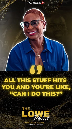 PlayersTV on Instagram: "4x Olympian + breast cancer survivor Chaunté Lowe sits down with leaders, creators, and change-makers to uncover the practices, perspectives, and inner strength that carried them through their lowest moments. On The Lowe Point, we go beneath the surface. Because the story of who you became on the journey matters more than how the world saw you on the way there. #TheLowePoint #PlayersTV #ChaunteLowe"