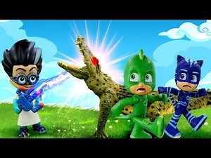 Vidéo pour enfants. Les Pyjamasques en jouets. Romeo au Zoo