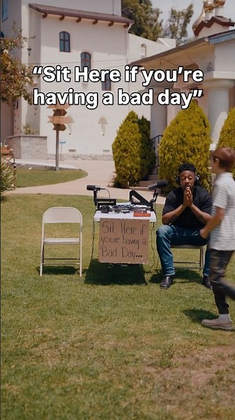 “Sit here if you’re having a bad day” #shorts