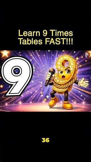 9 Times Table Trick 🤯 Every Answer = 9!