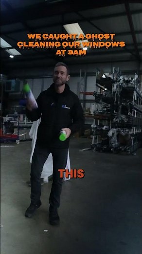 Cleaning GHOST's Mess! 👻 Satisfying UPVC Cleaner Tackles Stubborn White Window Marks