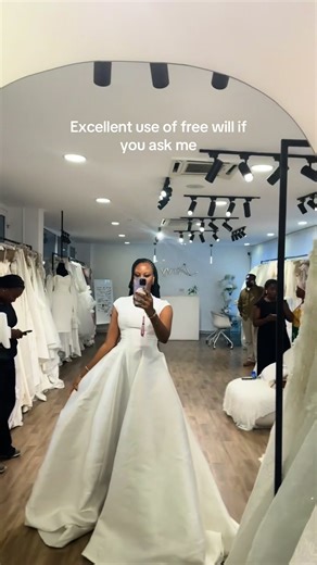 Feeling Like a Princess in Wedding Dress Try-On