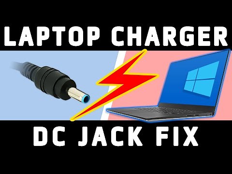 Laptop Not Charging Power Adapter DC Jack Central Pin Bent Fix