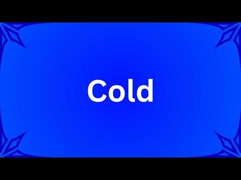 Cold Pronunciation (American English 🇺🇲)