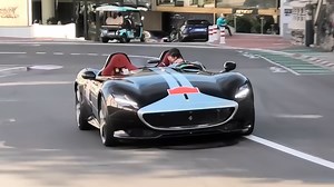 Rare Ferrari Monza SP2 turns heads in Monaco