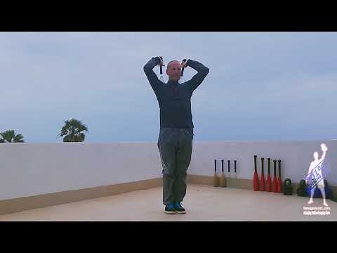 Indian clubs basic flow workout