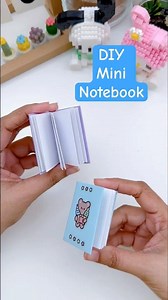DIY Mini notebooks 💖 Easy Paper craft#diy #craft #handmade #art #papercraft #miniature