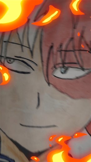 Anime todoroki drawing #viral #drawing #trending #art #animeeart #explore #anime #easydrawing #easy