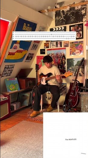 Bassline of The Day: Dear Prudence by The Beatles #shorts #thebeatles